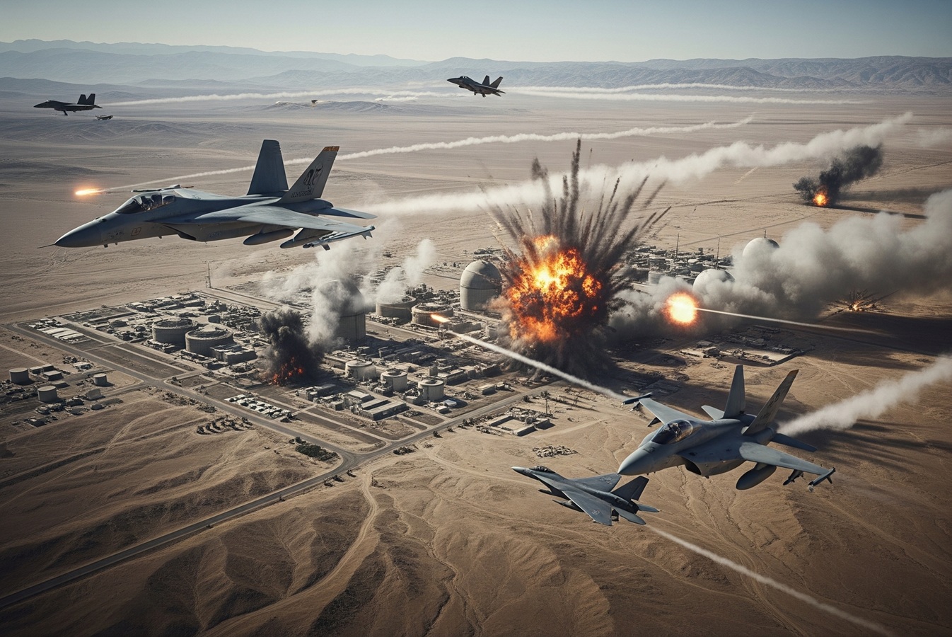 US Launches Airstrikes on Iran’s Underground Nuclear Sites: Fordow Hit with Bunker-Buster Bombs